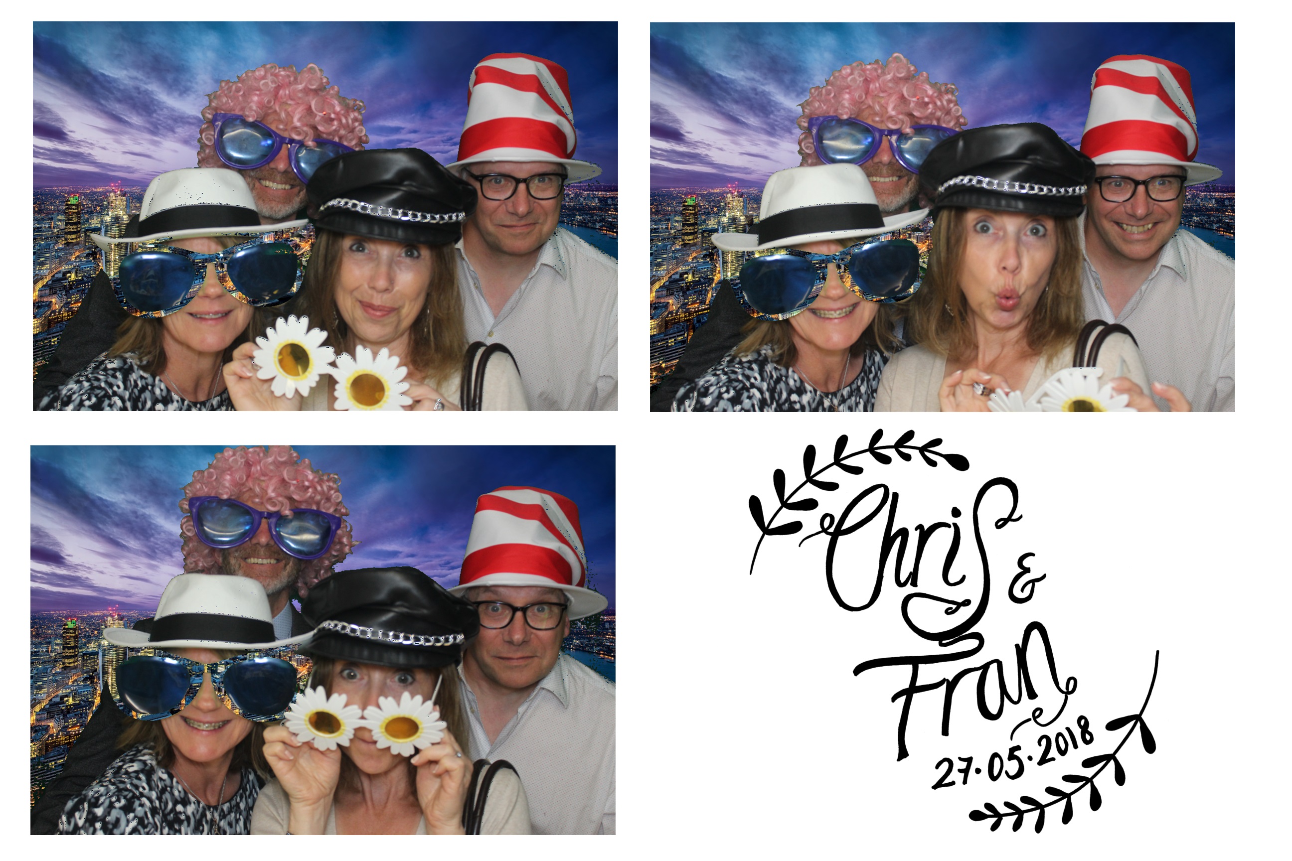 Chris & Fran | View more photos from the event at images.mobile-photo-booth.com/u/MobilePhotoBoothUK/Chris-Fran